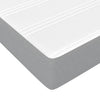 Seng med madrass hvit 200x200 cm heltre furu