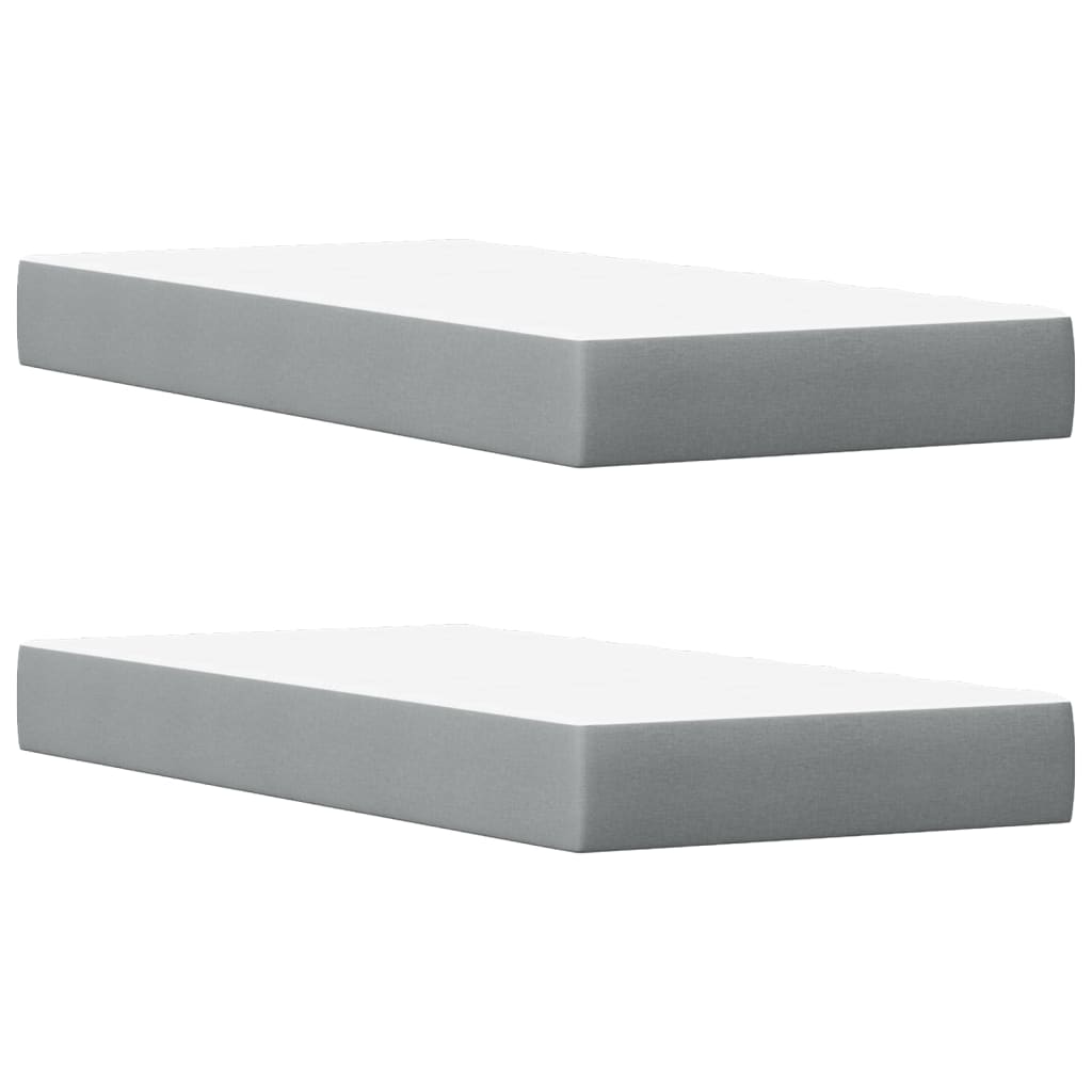 Seng med madrass voksbrun 200x200 cm heltre furu