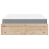 Seng med madrass 140x200 cm heltre furu