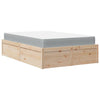 Seng med madrass 120x200 cm heltre furu