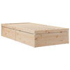 Seng med madrass 100x200 cm heltre furu