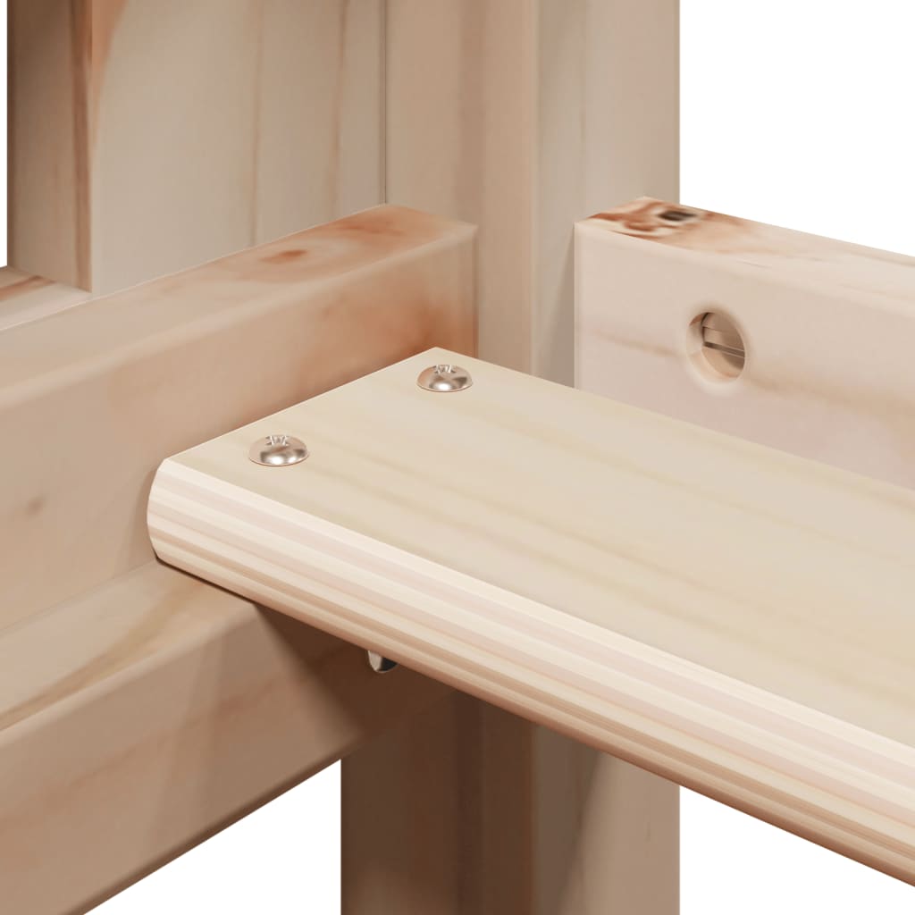 Køyeseng med tak 75x190 cm heltre furu