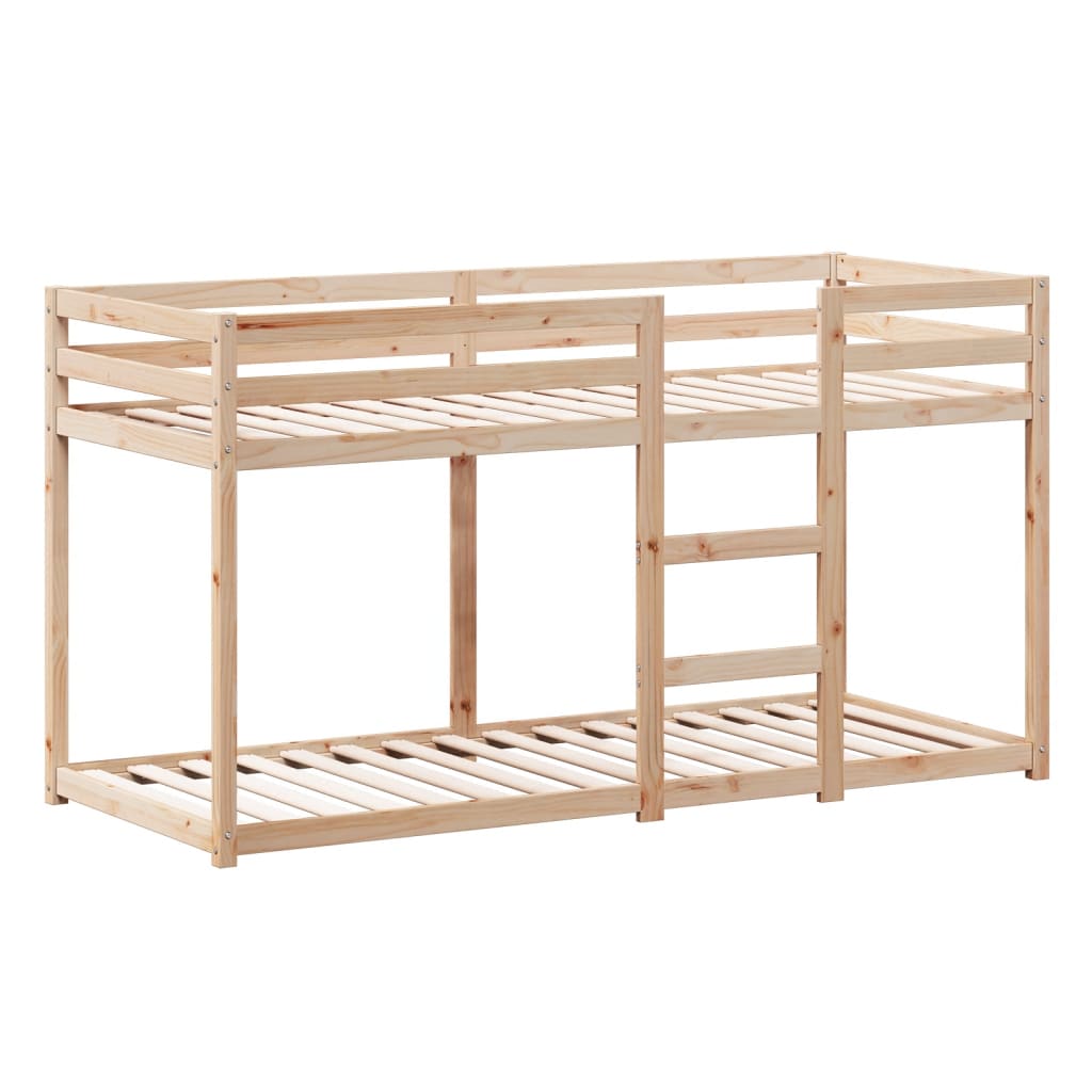 Køyeseng med tak 75x190 cm heltre furu