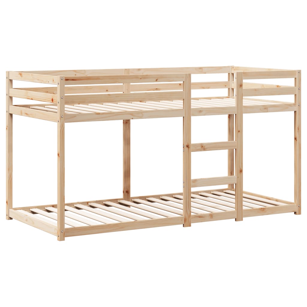 Køyeseng med tak 80x200 cm heltre furu