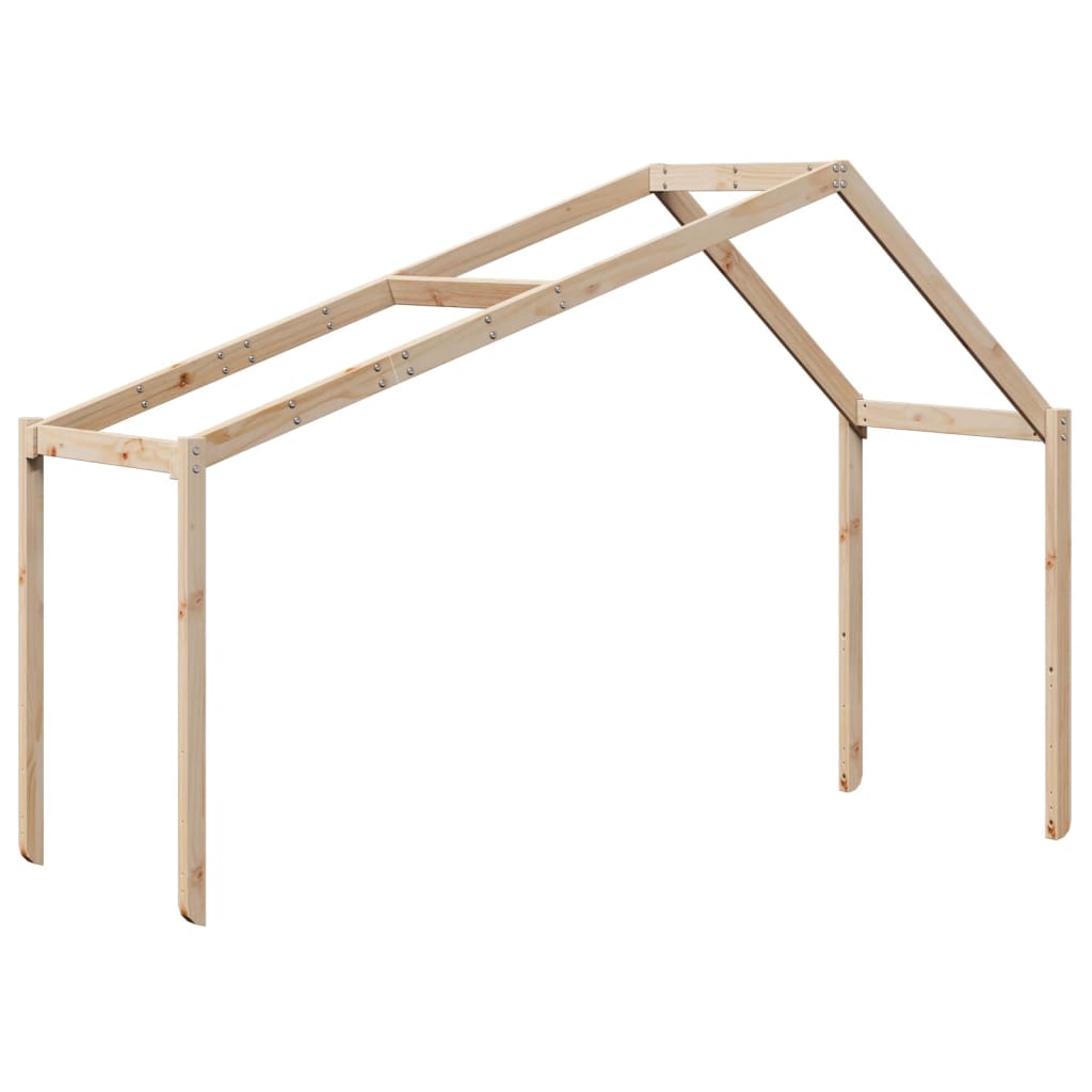 Køyeseng med tak 80x200 cm heltre furu