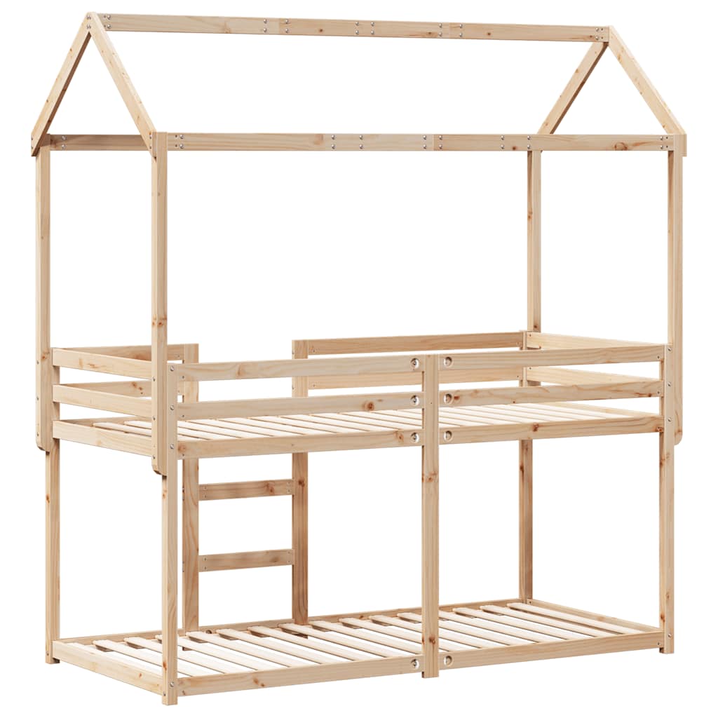 Køyeseng uten madrass 90x200 cm heltre furu