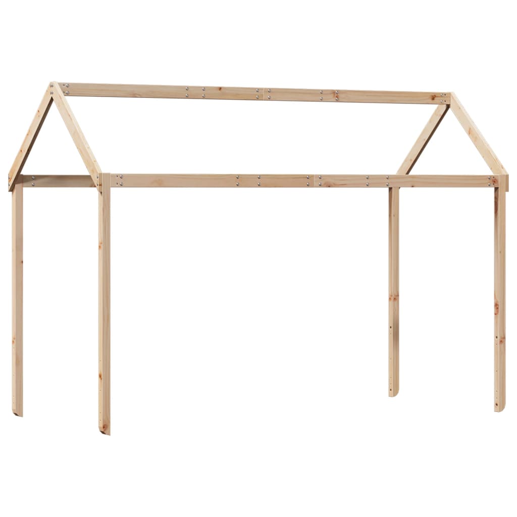 Køyeseng med tak 80x200 cm heltre furu
