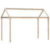 Køyeseng med tak 75x190 cm heltre furu