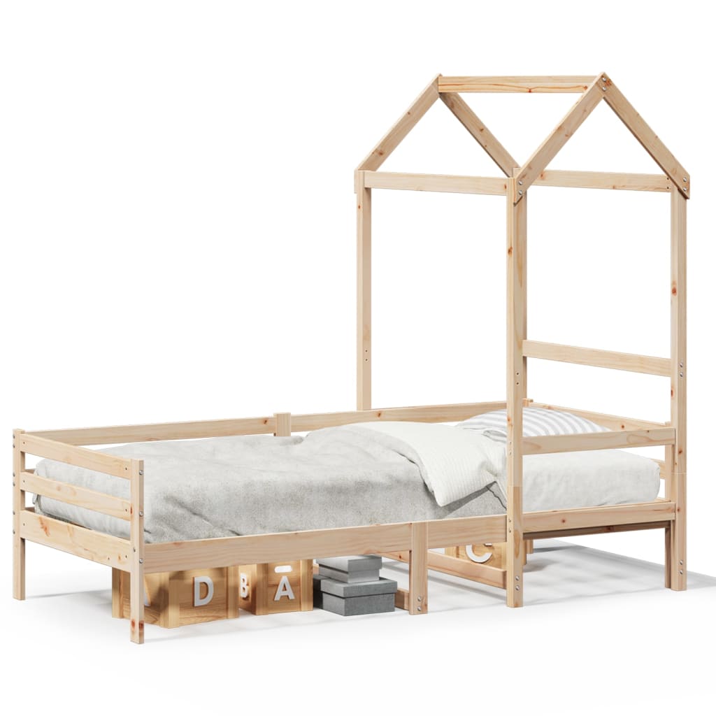 Dagseng med tak 80x200 cm heltre furu