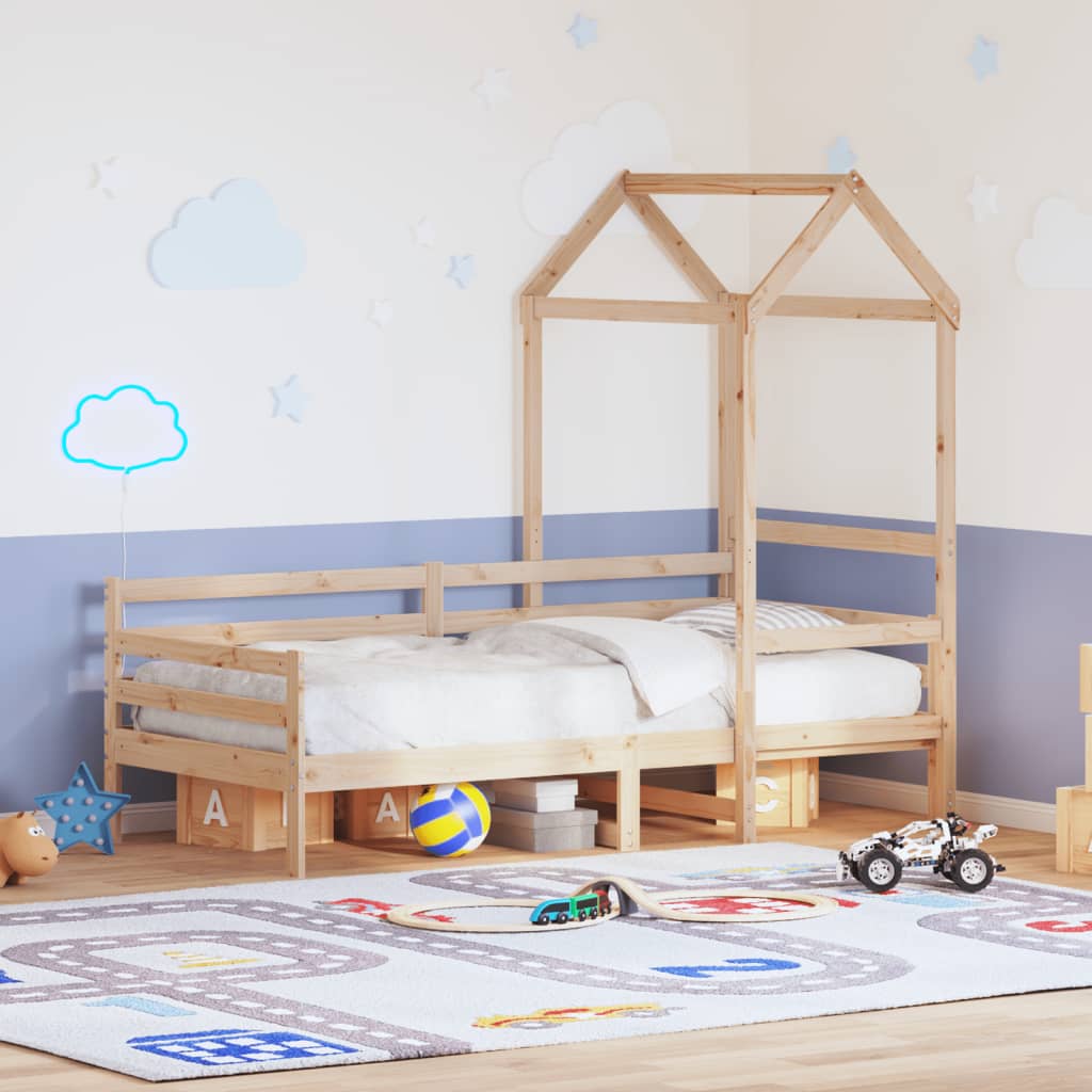 Dagseng med tak 90x200 cm heltre furu