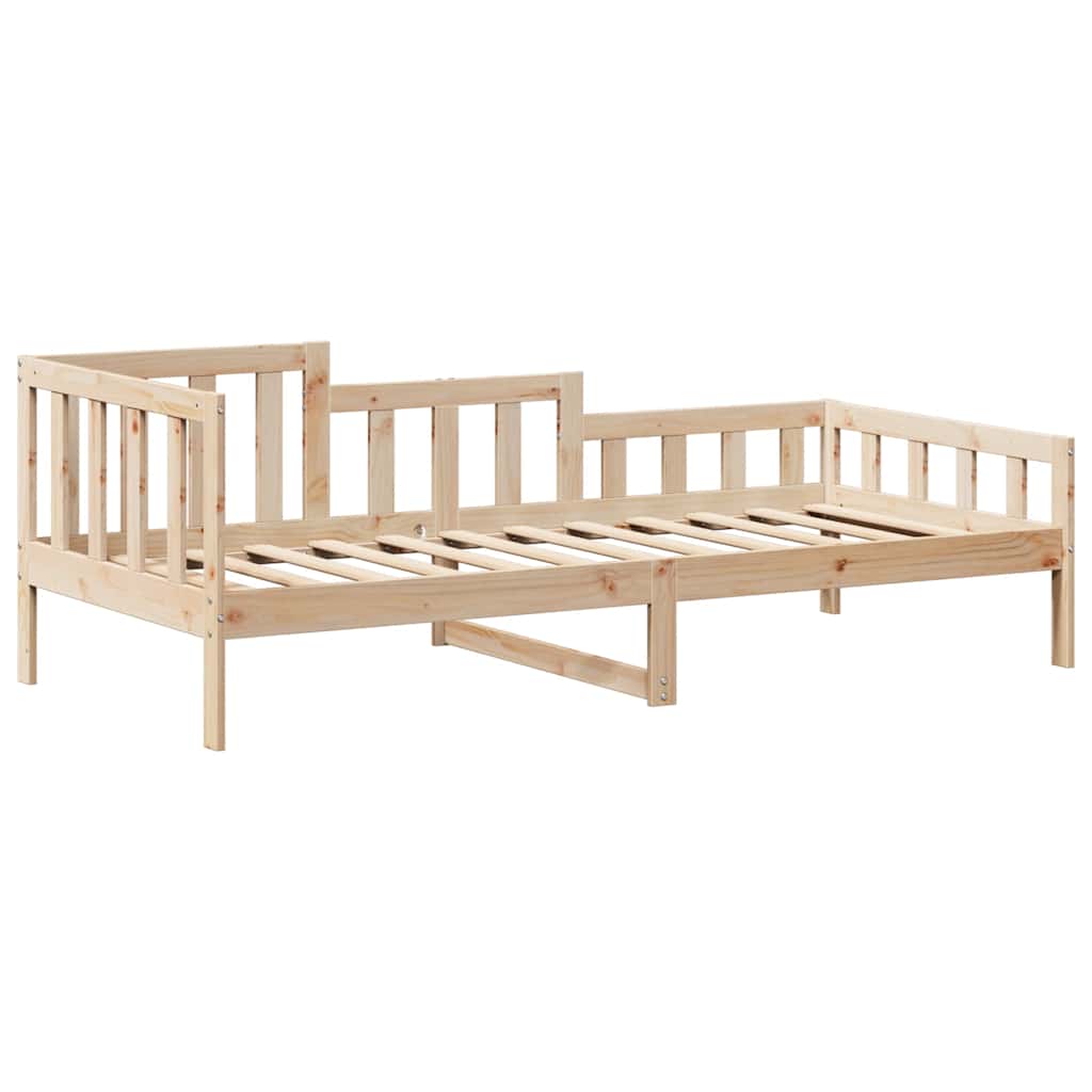 Dagseng med tak 80x200 cm heltre furu vidaXL
