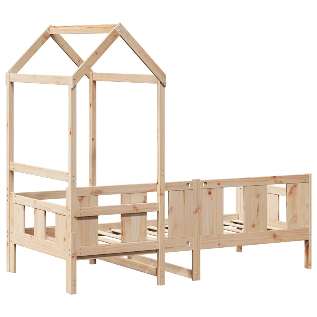 Dagseng med tak 90x190 cm heltre furu