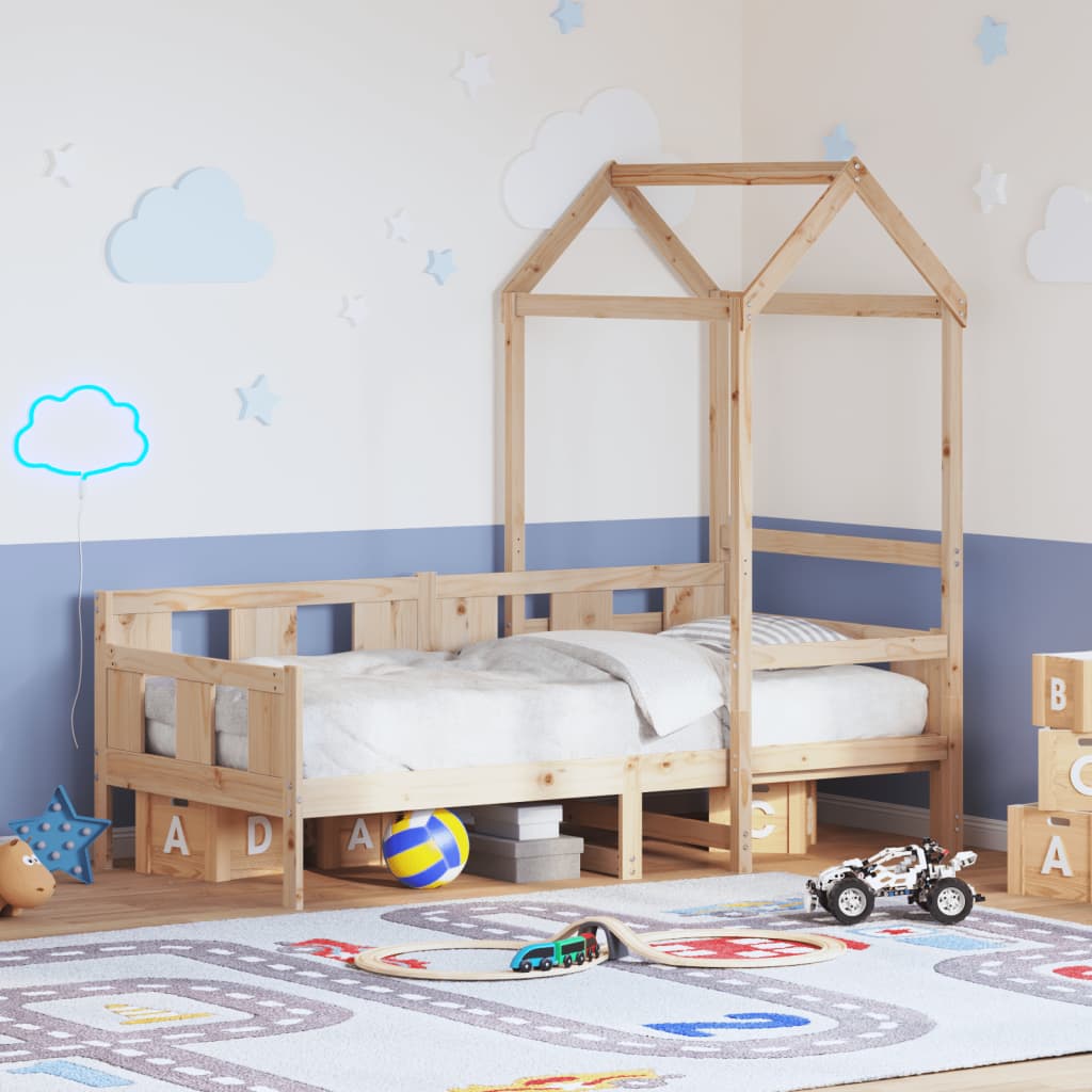 Dagseng med tak 90x190 cm heltre furu