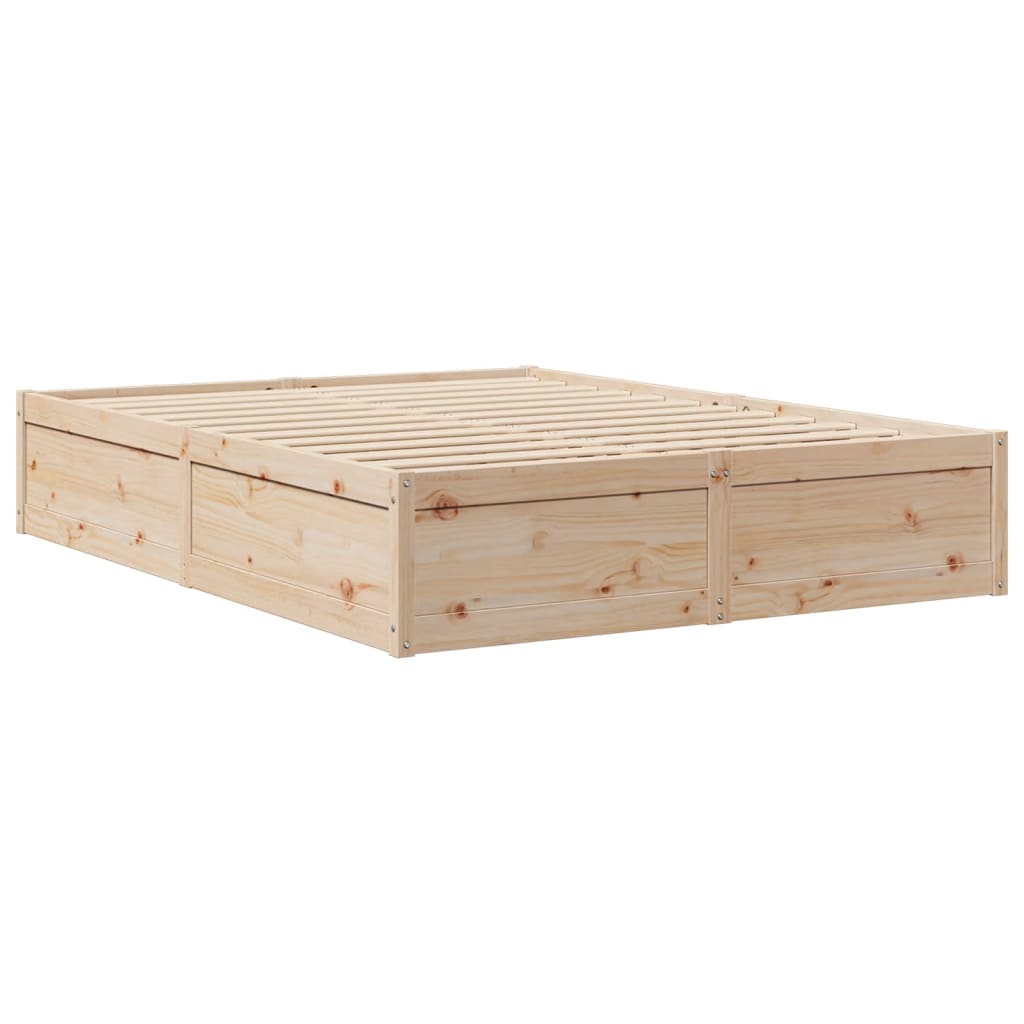 Sengeramme uten madrass 160x200 cm heltre furu