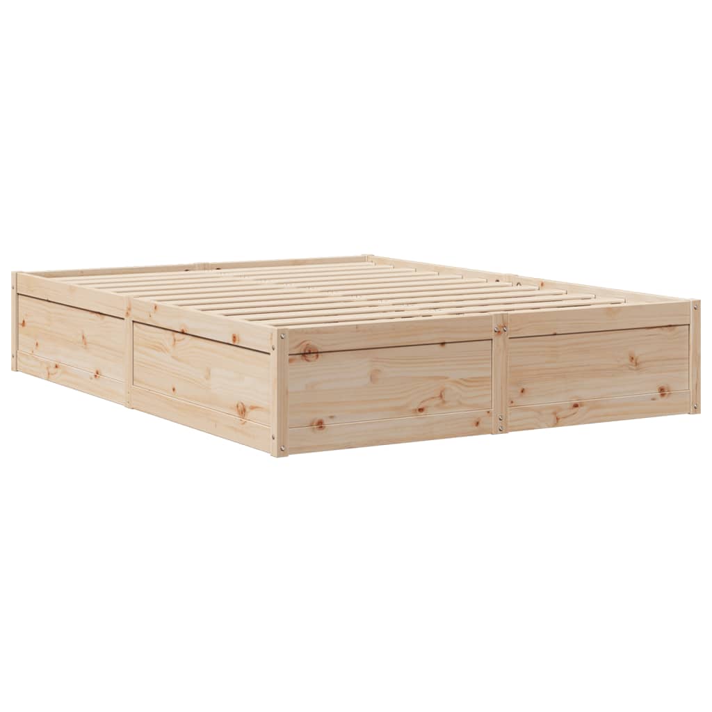 Sengeramme uten madrass 150x200 cm heltre furu