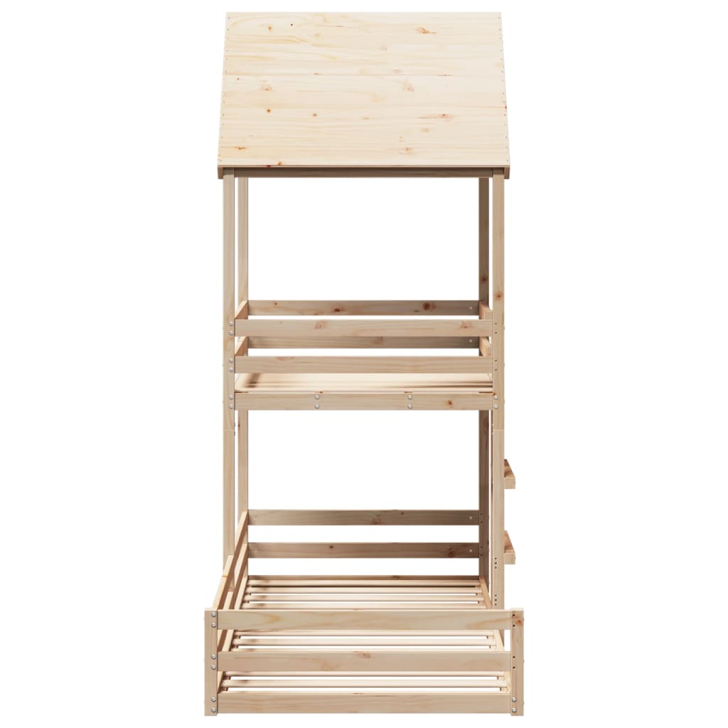 Køyeseng uten madrass 90x200 cm heltre furu