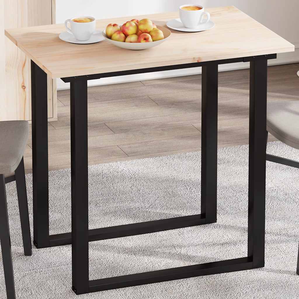 Bordplate 80x50x1,7 cm rektangulær heltre furu