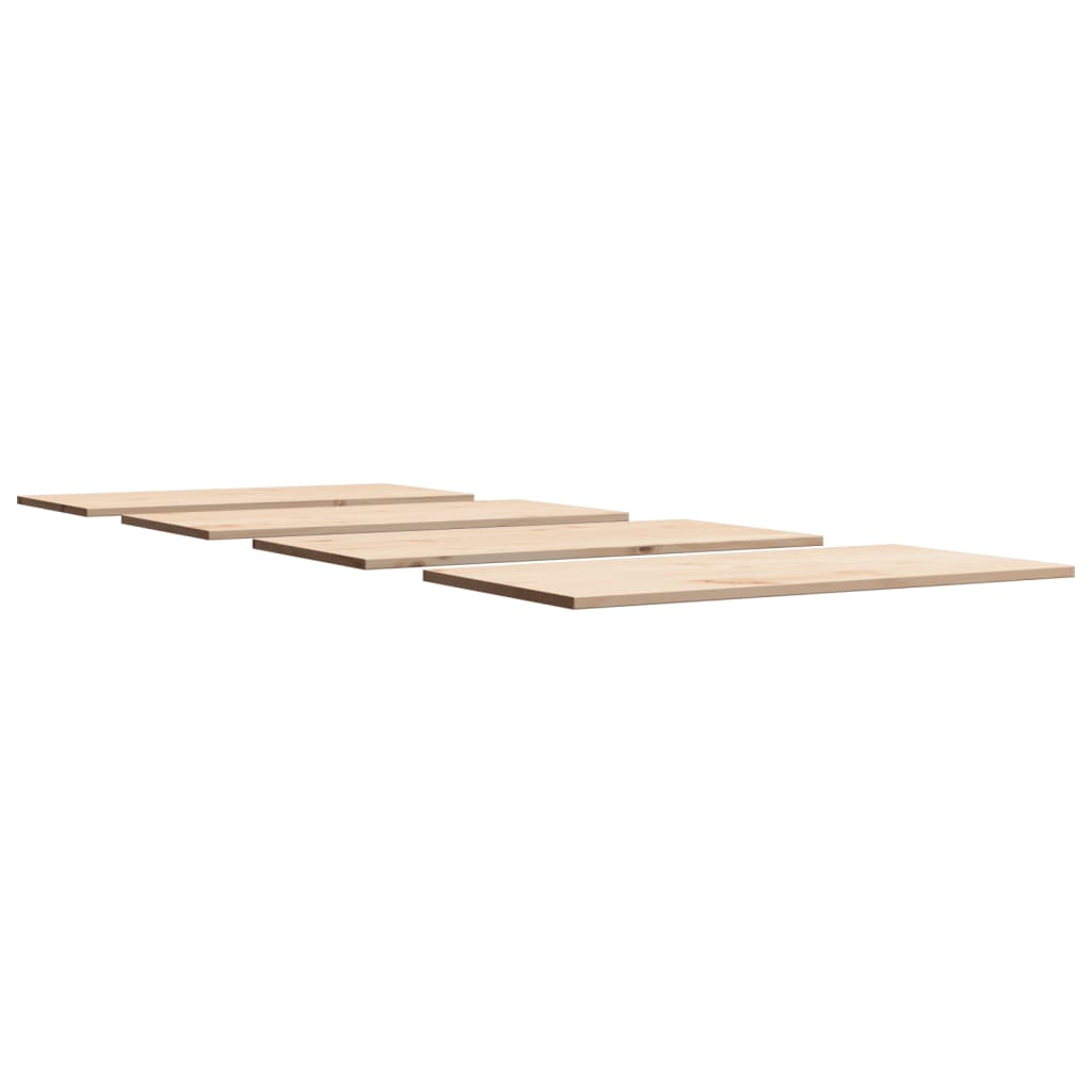 Bordplater 4 stk 90x45x1,7 cm rektangulær heltre furu