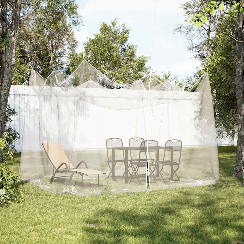 Myggnett for utendørs 220 mesh hvit 300x300x250 cm