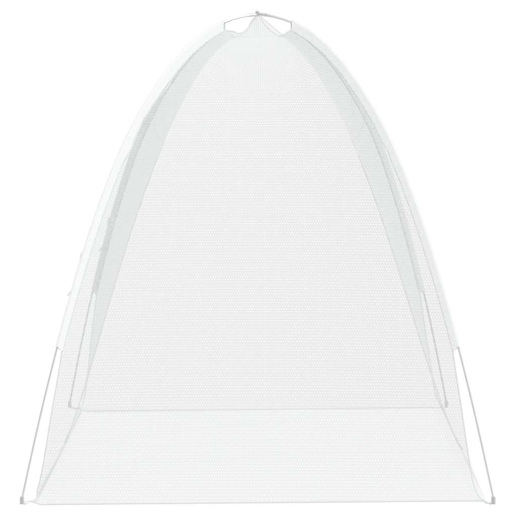 Mongolsk myggnett med dører 220 netting hvit 200x120x130 cm