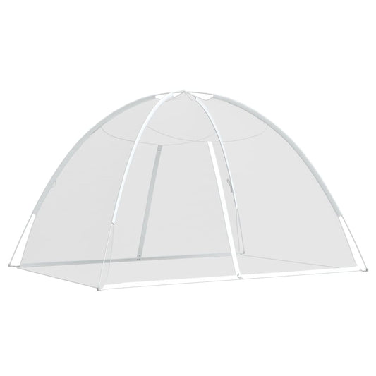 Mongolsk myggnett med dører 220 netting hvit 200x150x140 cm