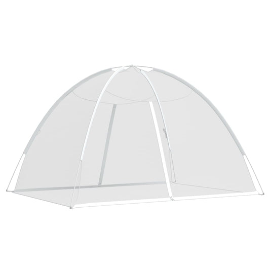 Mongolsk myggnett med dører 220 netting hvit 200x150x140 cm