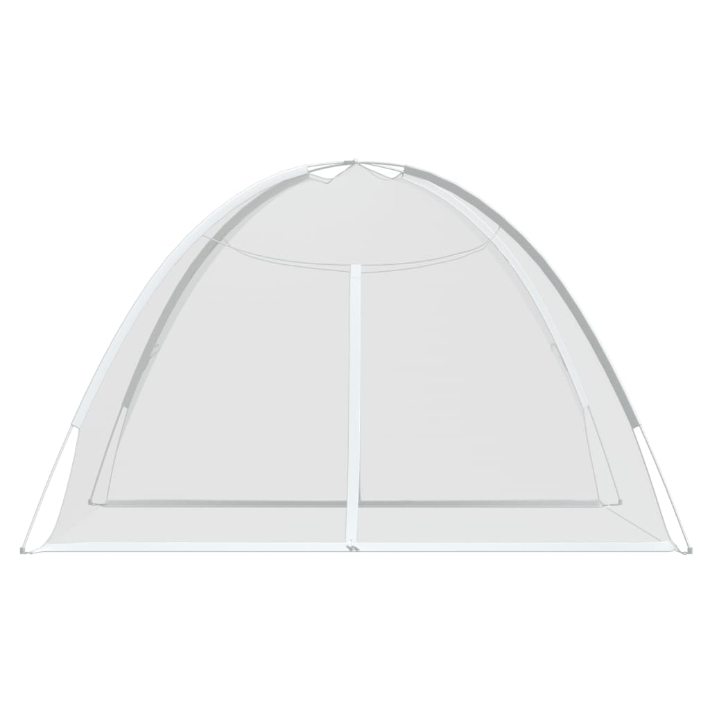 Mongolsk myggnett med dører 220 netting hvit 200x180x135 cm