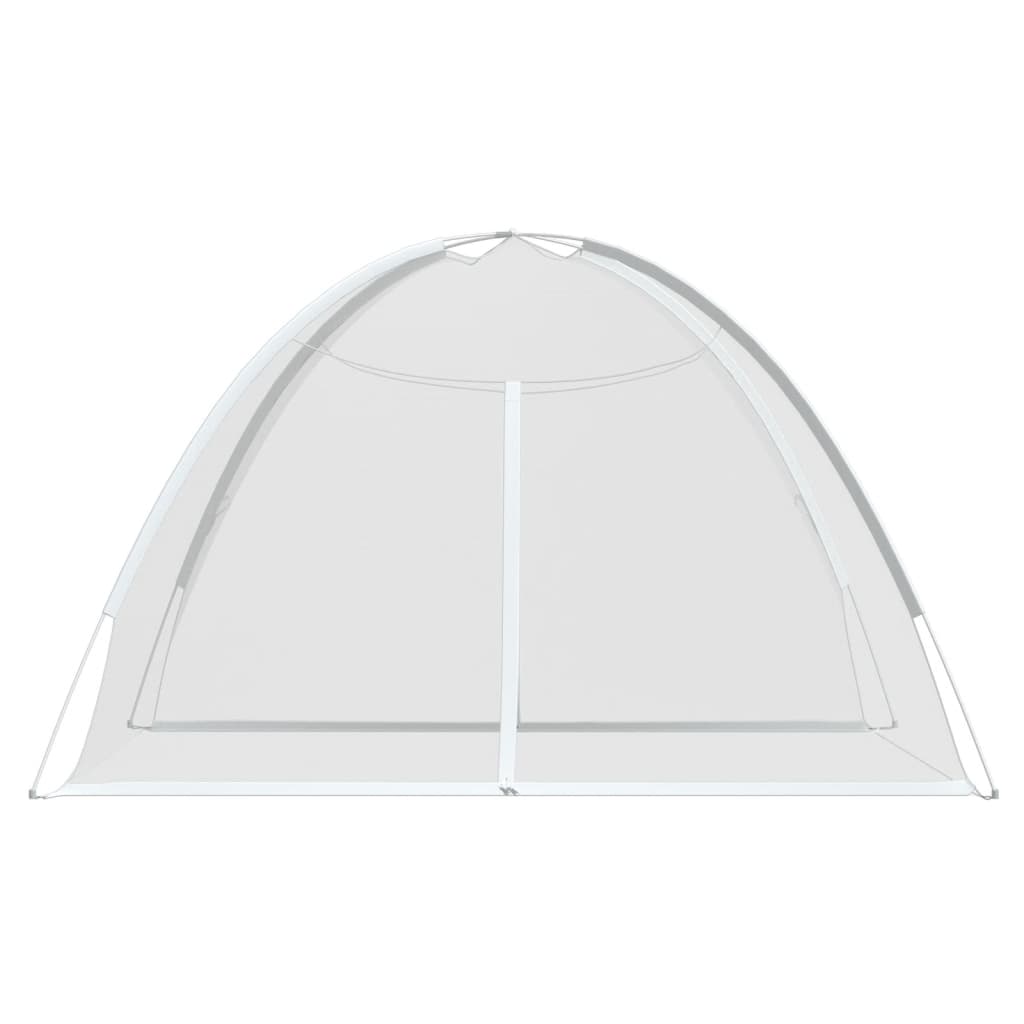 Mongolsk myggnett med dører 220 netting hvit 200x200x130 cm