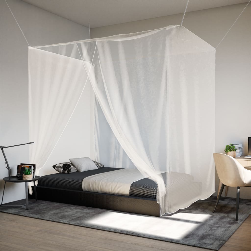 Hengende myggnett 156 netting Hvit 220x100x150 cm