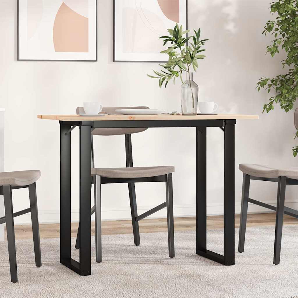 SpisebordO-ramme 100x50x75 cm heltre furu og stål