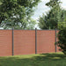 Gjerdepanel brun 353x186 cm WPC