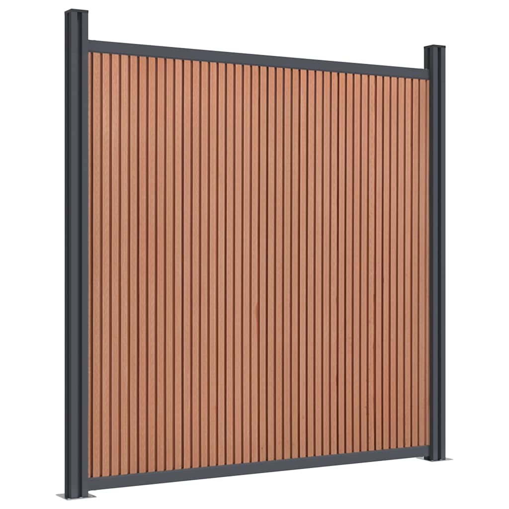 Gjerdepanel brun 872x186 cm WPC