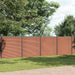 Gjerdepanel brun 872x186 cm WPC