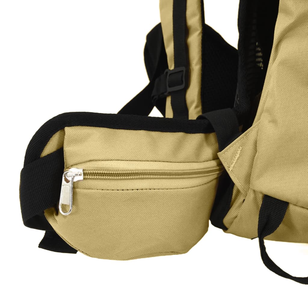 Tursekk khaki 80 L oxfordstoff