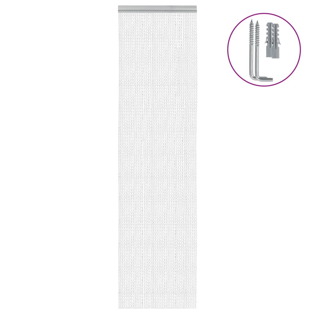 Fluenett med kjede 56x202 cm aluminium