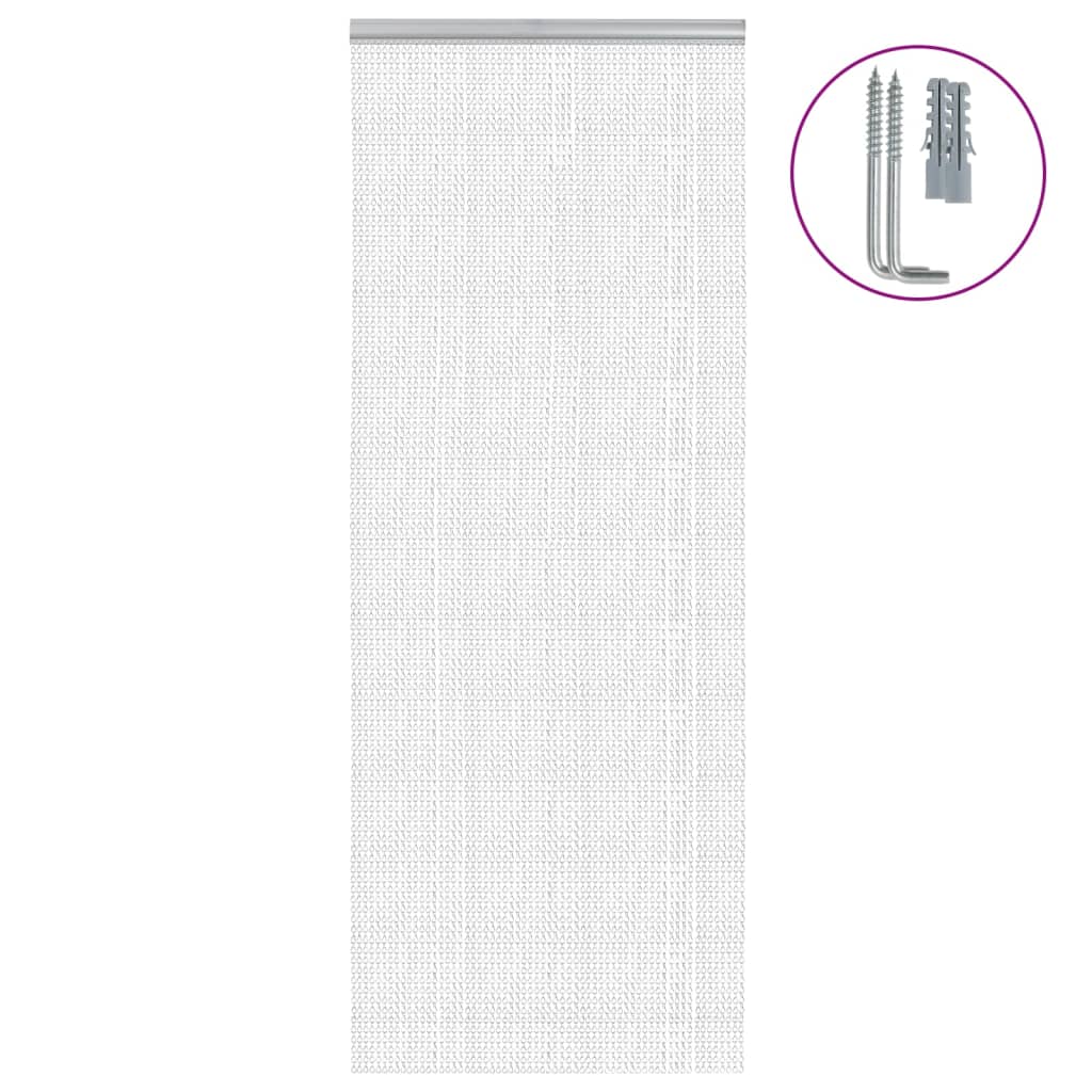 Fluenett med kjede 80x221 cm aluminium