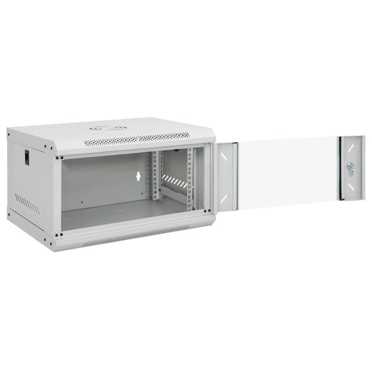 6U veggmontert nettverksskap 19" IP20 53x40x30 cm