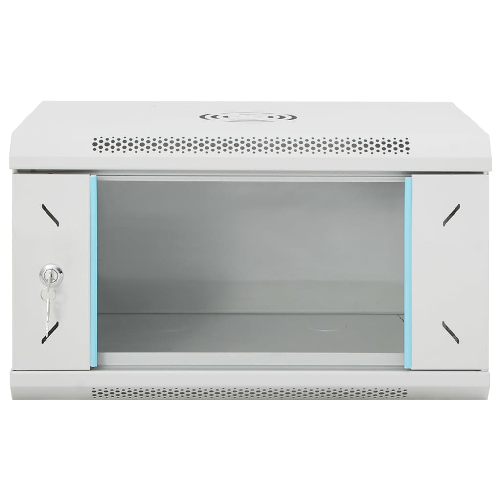6U veggmontert nettverksskap 19" IP20 53x40x30 cm