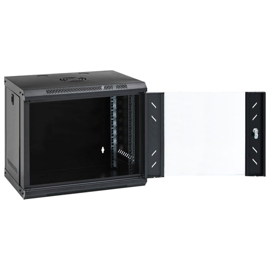 9U veggmontert nettverksskap 19" IP20 53x40x45 cm