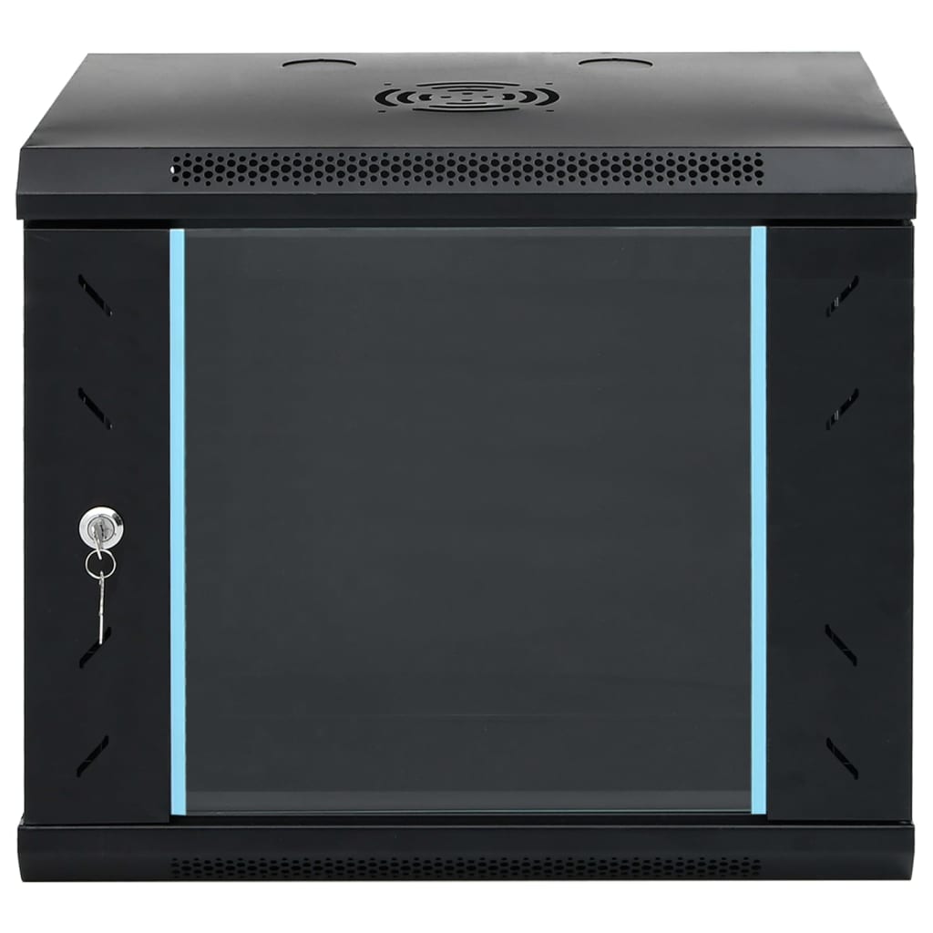 9U veggmontert nettverksskap 19" IP20 53x40x45 cm