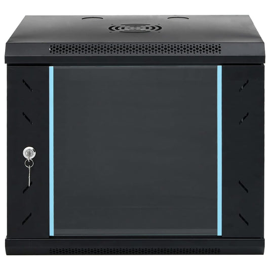 9U veggmontert nettverksskap 19" IP20 53x40x45 cm