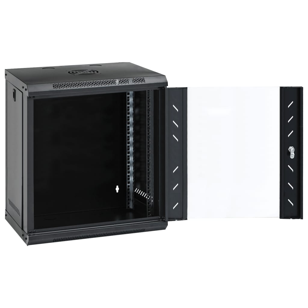 Nettverksskap 12U veggmontert 19" IP20 53x40x60 cm