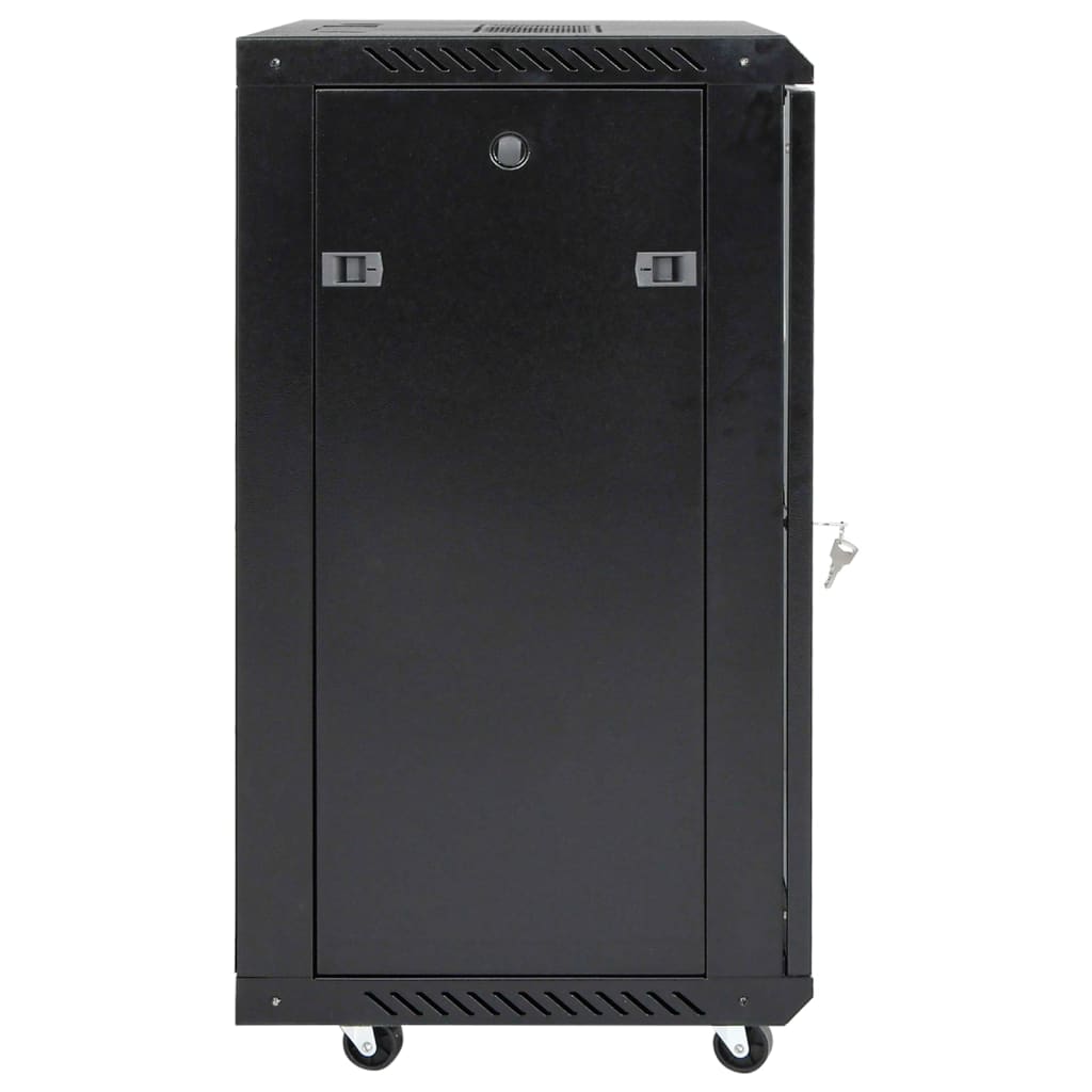 15U nettverksskap med svingbare føtter 19" IP20 60x45x86 cm
