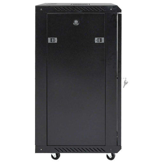 15U nettverksskap med svingbare føtter 19" IP20 60x45x86 cm