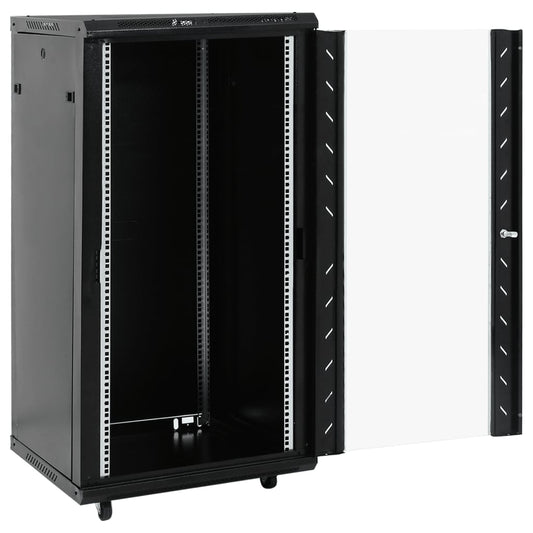 22U nettverksskap med svingbare føtter 19" IP20 60x60x120 cm