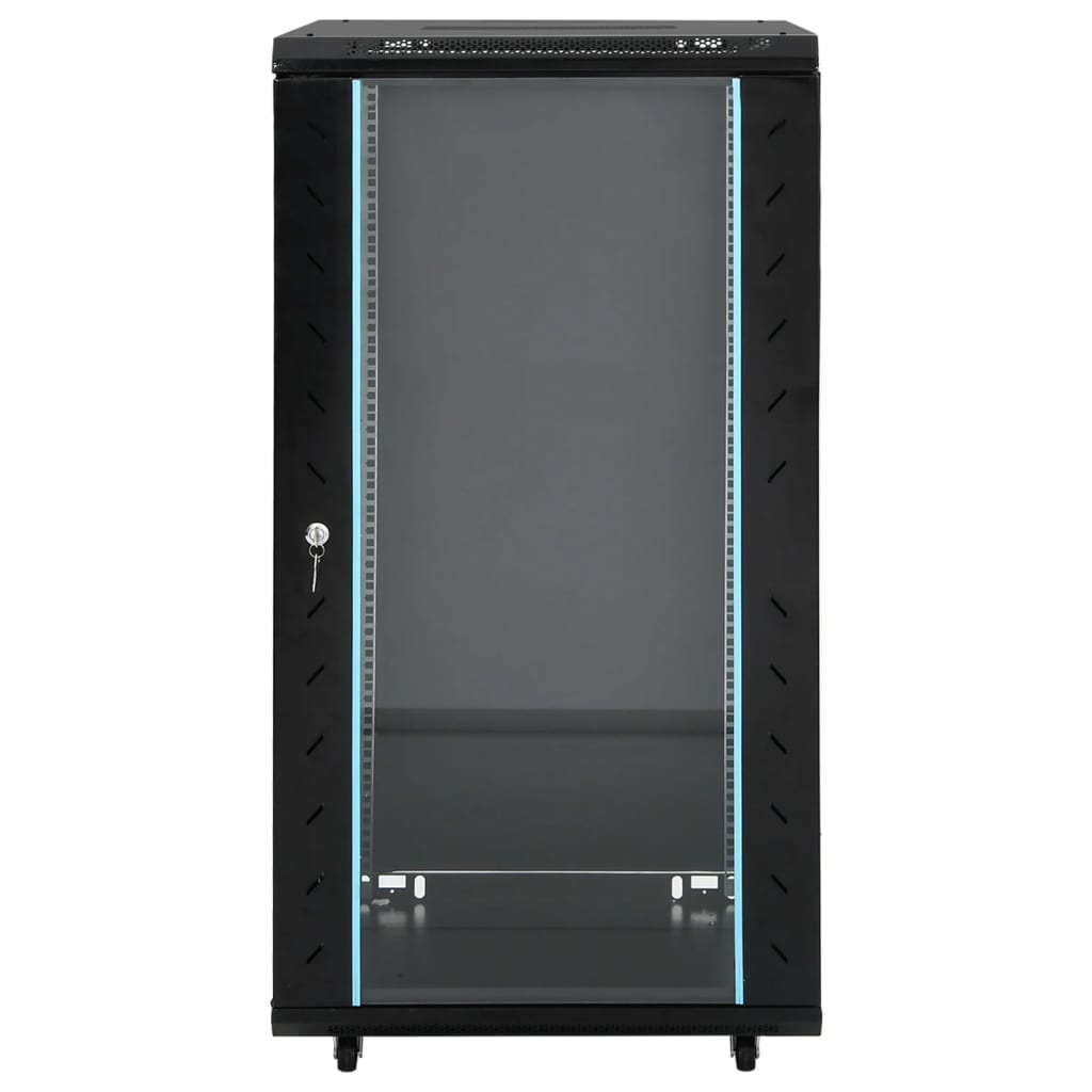 22U nettverksskap med svingbare føtter 19" IP20 60x60x120 cm