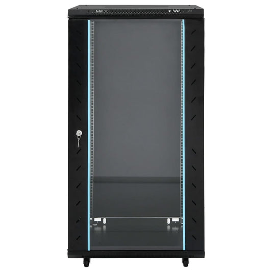 22U nettverksskap med svingbare føtter 19" IP20 60x60x120 cm