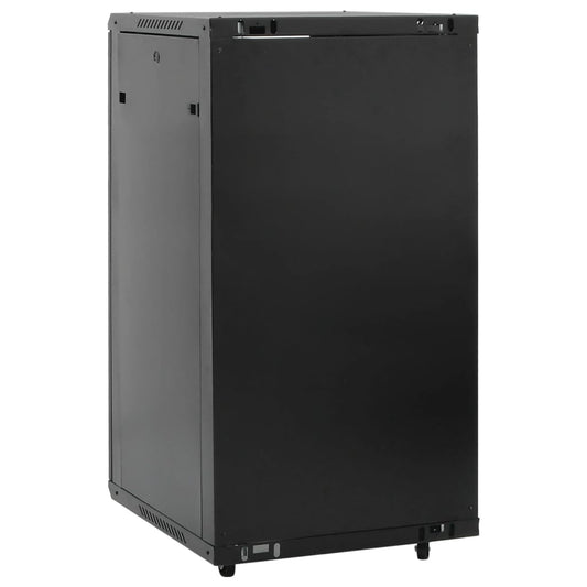 22U nettverksskap med svingbare føtter 19" IP20 60x60x120 cm