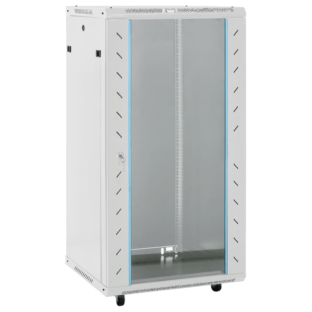 Nettverksskap 22U svingbare føtter 19" IP20 60x60x120 mm