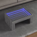 Salongbord med Infinity LED grå sonoma 70x50x30 cm